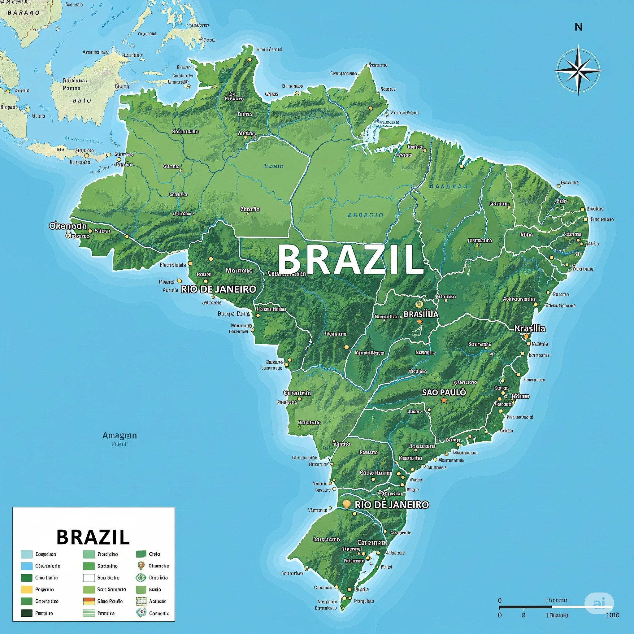 Mapa do Brasil