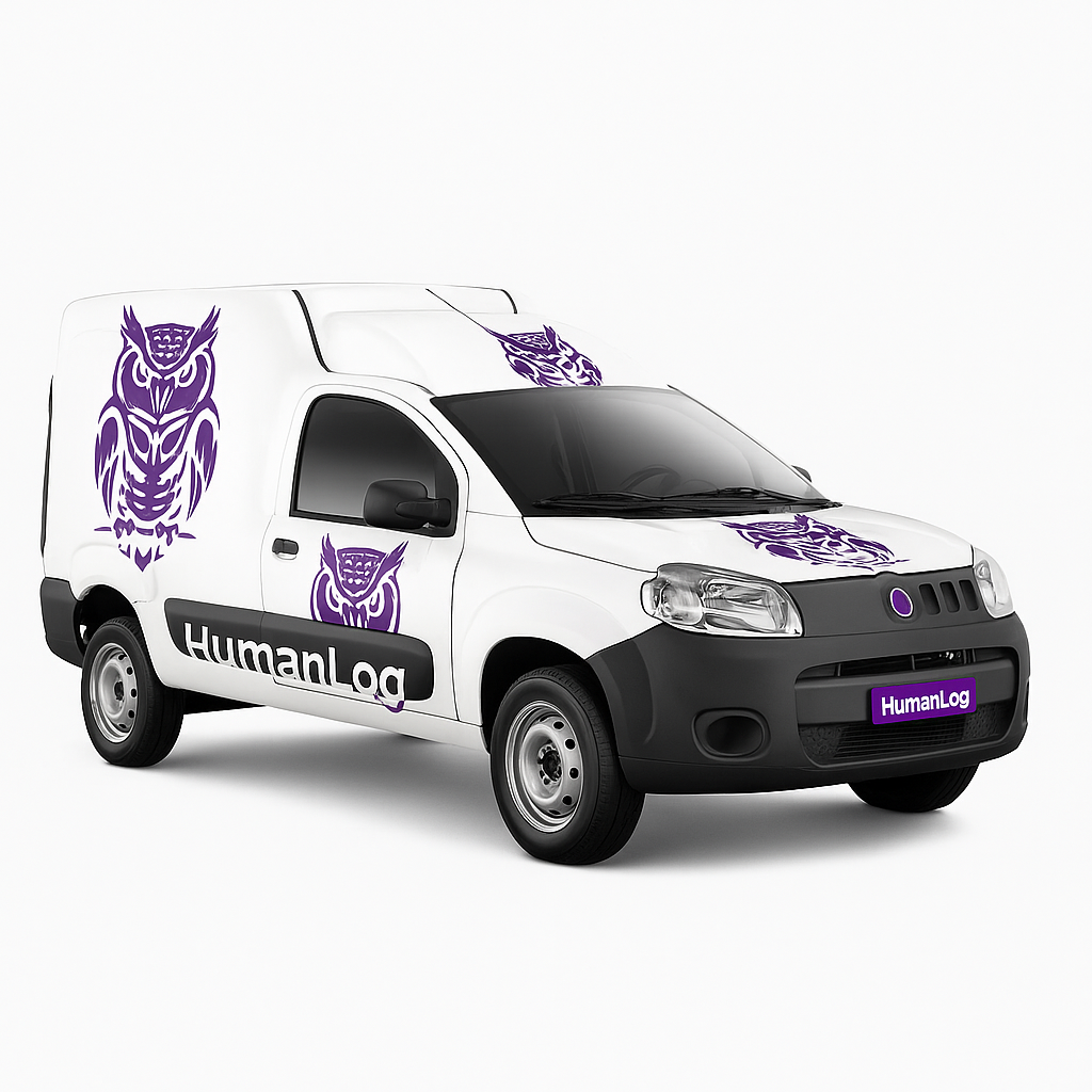 Utilitário HumanLog para entregas em São Paulo 0 - ideal para mercadorias grandes, caixas e encomendas volumosas